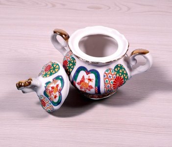 Vintage Porcelain Sugar Bowl