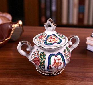 Vintage Porcelain Sugar Bowl