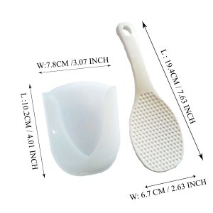 Rice Paddle Spatula Shamoji Non-Stick with Suction cup