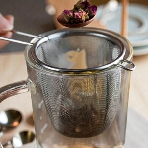 Stainless Steel Basket Strainer With Handle