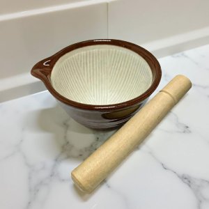 Small Lipped Mortar And Pestle