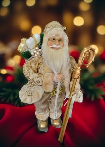 Gold  Santa