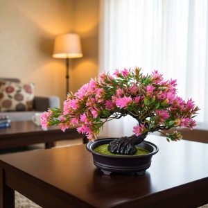 Bonsai Tree Artificial Plants Floating Plants for Wall Desk Farmhouse Room Decor